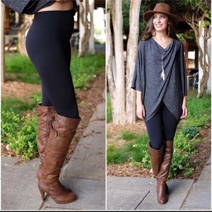 LEGGINGS. TUMMY CONTROL FLEECE LINED. OS.BOUTIQUE